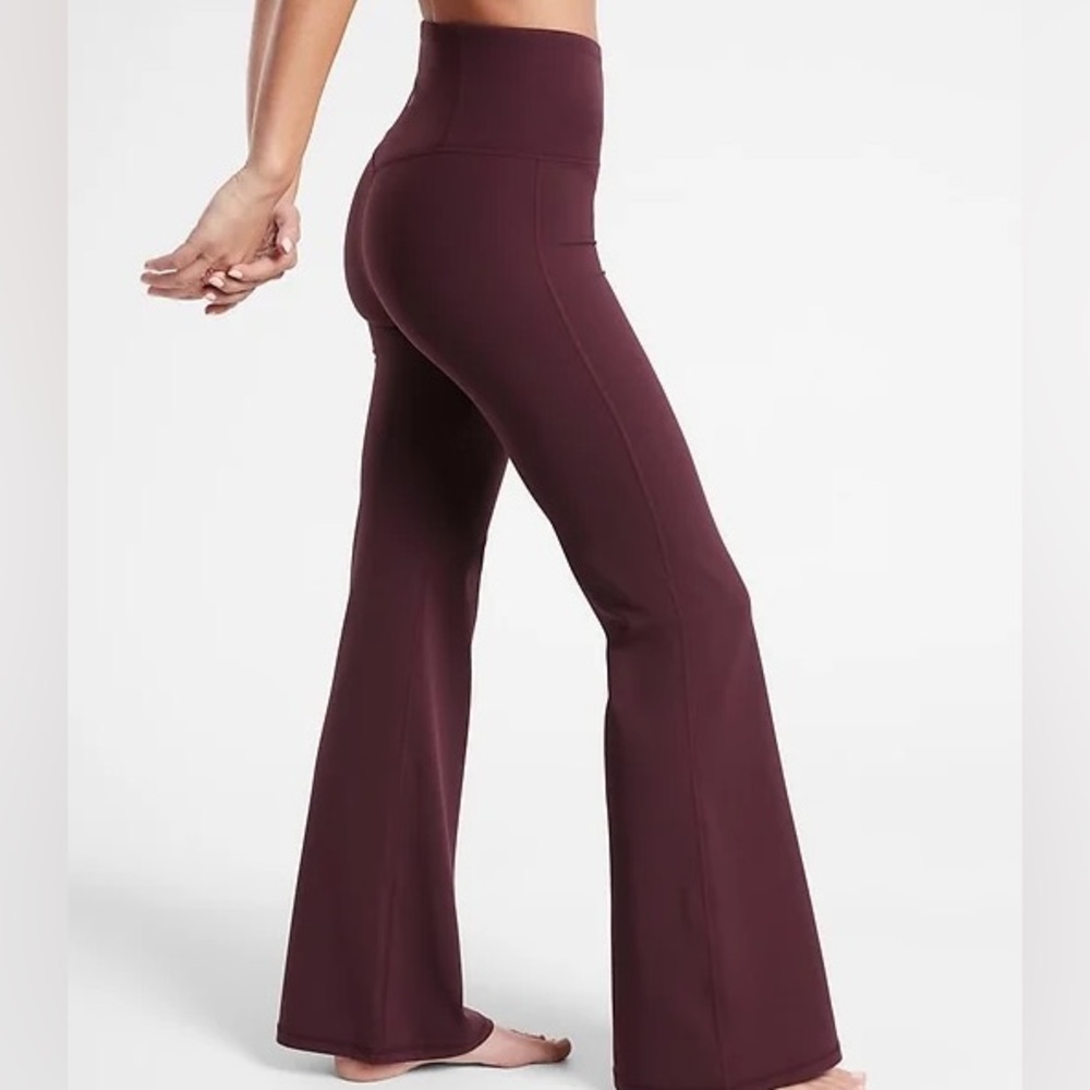Athleta High Waisted Elation Flare Leggings